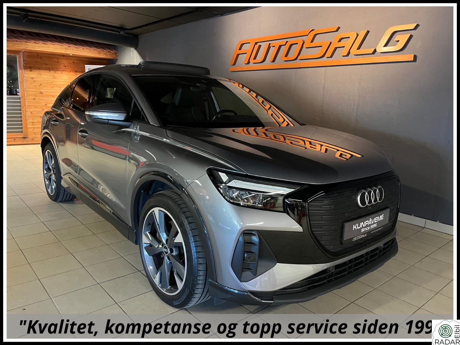 AUDI Q4 SPORTBACK 50 E TRON 50 Sportback Quattro S-line Sport/Skinn/Krok/360/LED
