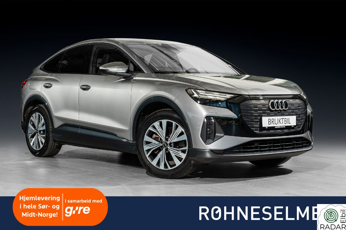 AUDI Q4 SPORTBACK 40 E TRON 40 S-Line | Sonos | Matrix | Krok | Sort optikk