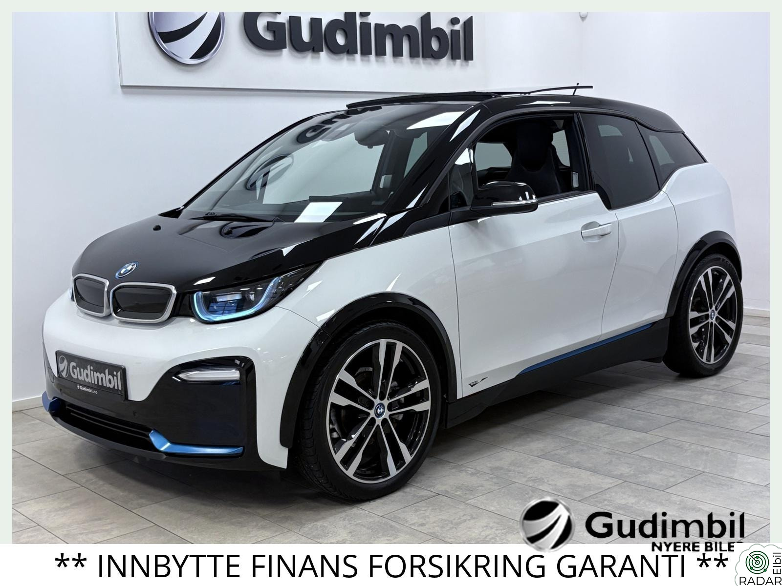 BMW I i3s S/184HK/FULLY CHARGED/PANO/APP/KAMERA/H&K/NORSK