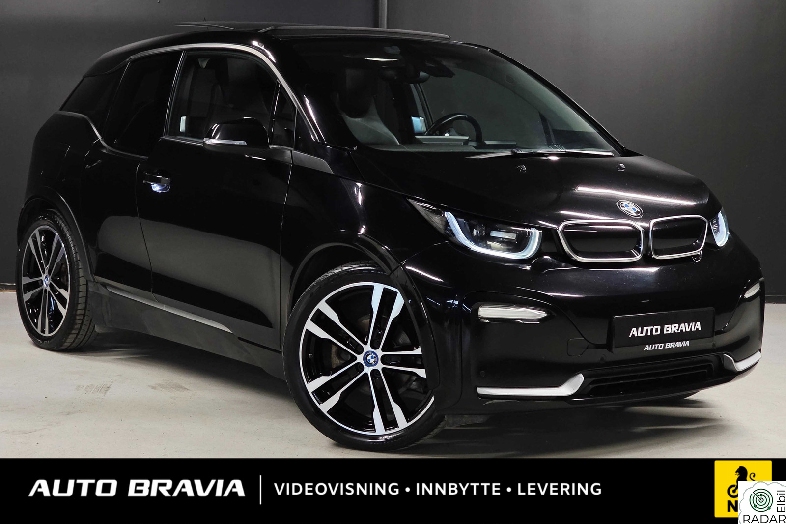 BMW I i3s S/184HK/94ah/TOPPUTSTYRT/H&K/ACC/SKINN/PANO/NAF TEST+++