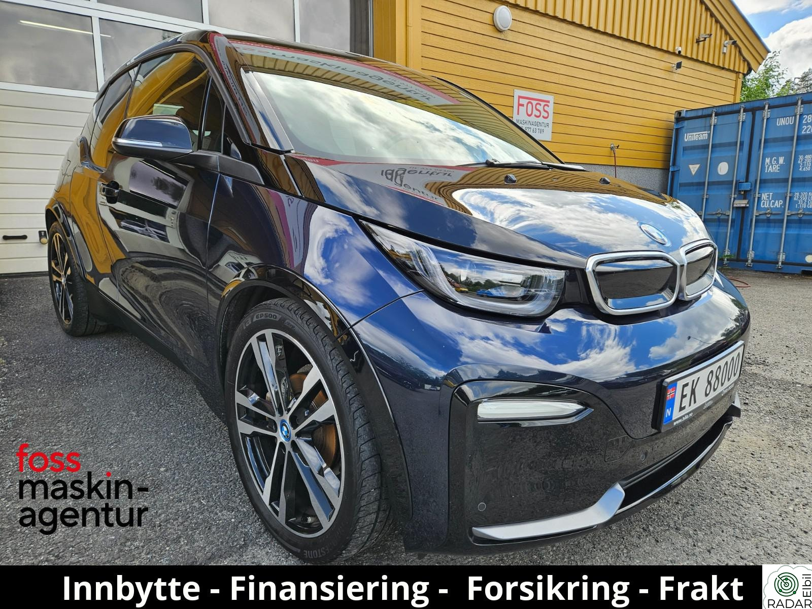 BMW I i3s 94Ah 184hk FullyCharged En eier!+Skinn+Navi+ACC+R.kam++