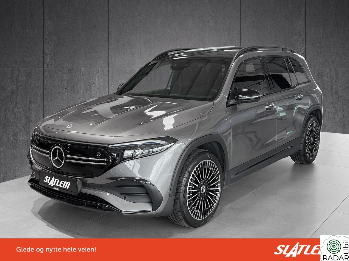MERCEDES-BENZ EQB 300 4MATIC AMG, skinn ,Advance Pluss, Glasstak, 360 kam, 7-s.++