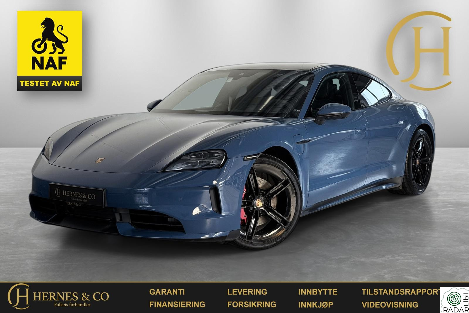 PORSCHE Taycan 4S Sjekk utstyr!/B.Styring/Martrix/Bose/P.Batteri/Bose/21"