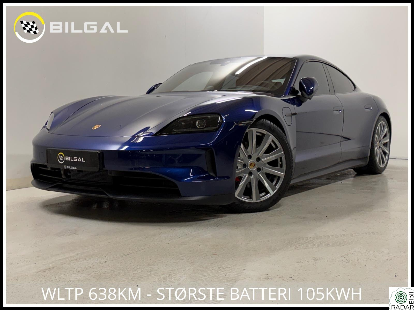 PORSCHE Taycan 4S 4S 598HK Bose HeadUp BakakselStyring Massasje Matrix ++