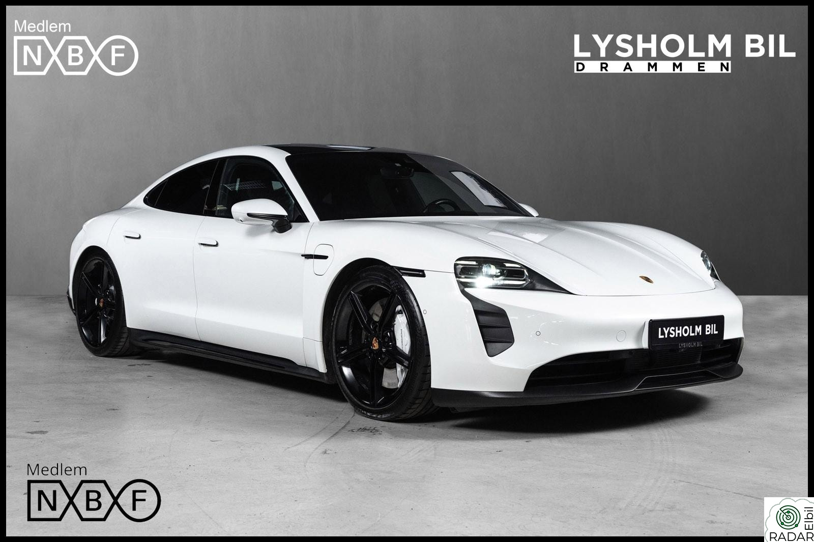 PORSCHE Taycan 4S 4S 571hk /Sport Chrono/BOSE/ACC/360kam/Passasjerskjerm/