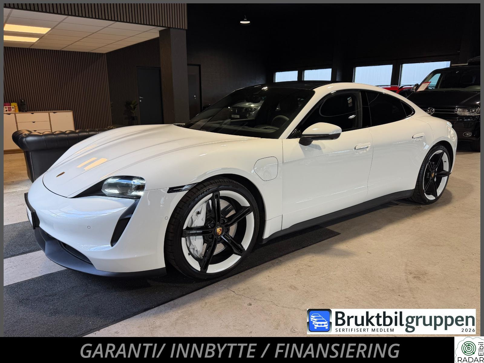 PORSCHE Taycan 4S Performance Plus/ GODT utstyr/ Sport Chrono/360Kamera++