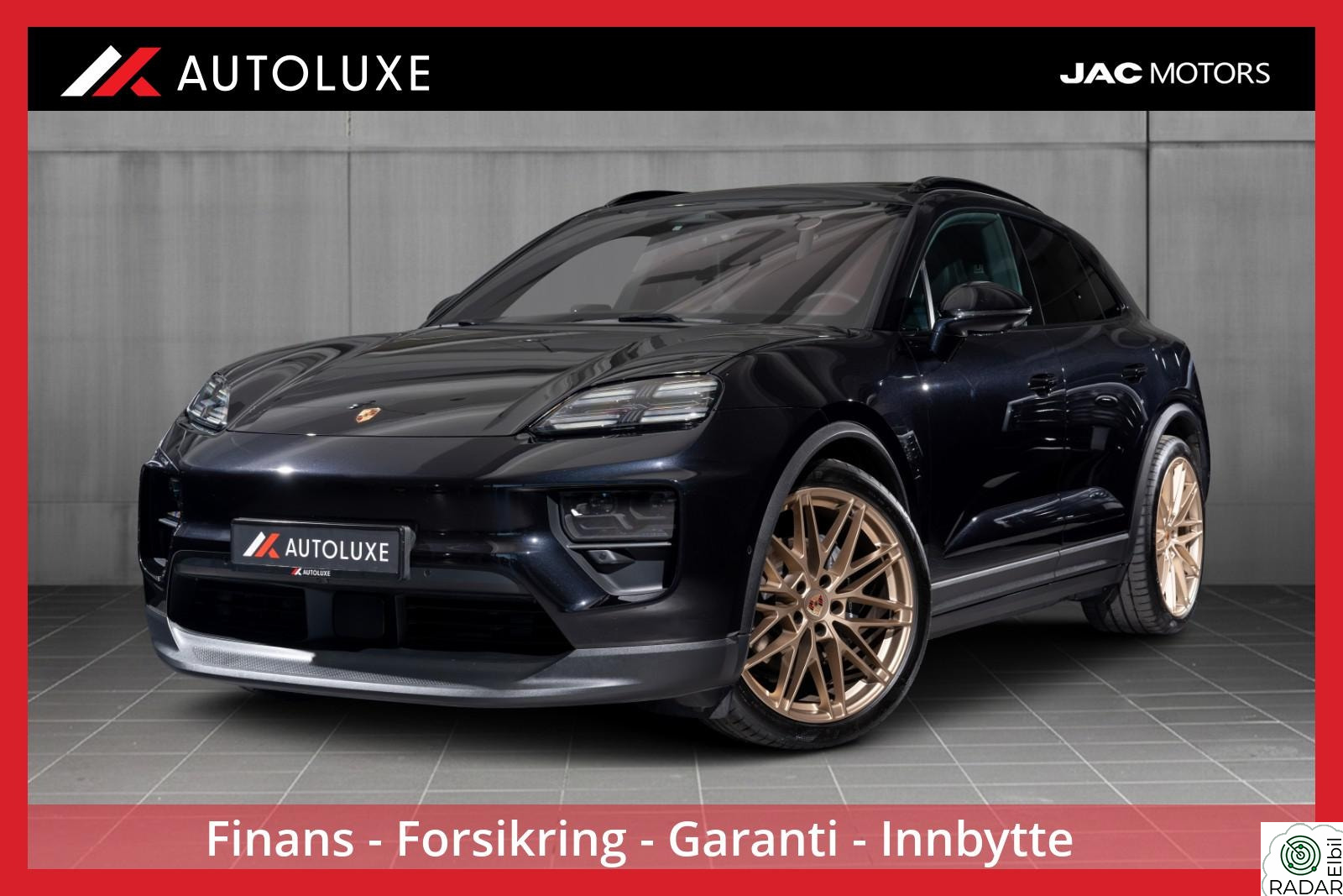PORSCHE Macan 4 22" RS Spyder|Sport Chrono|Luft|Bakakselst.|Krok|Norsk+