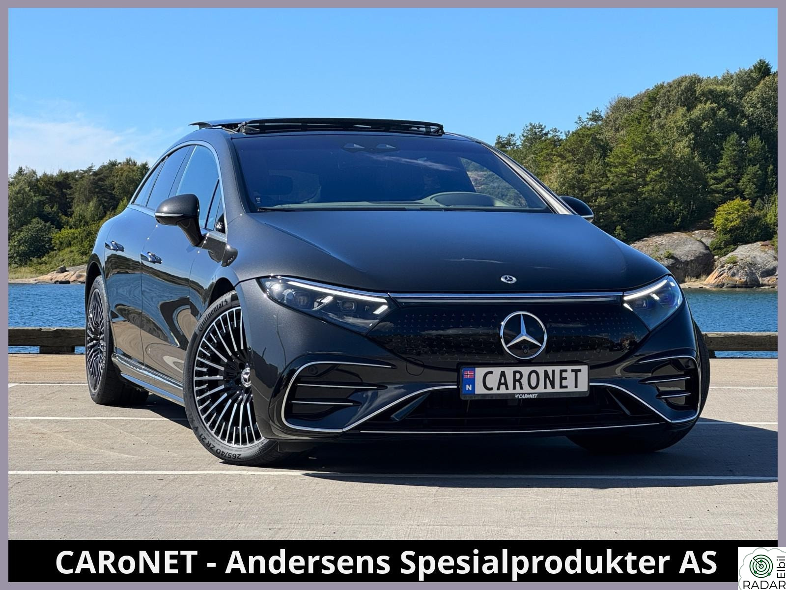 MERCEDES-BENZ EQS 580 4MATIC 580 AMG, Hyperscreen, massage, 10`sving, h.feste, norsk