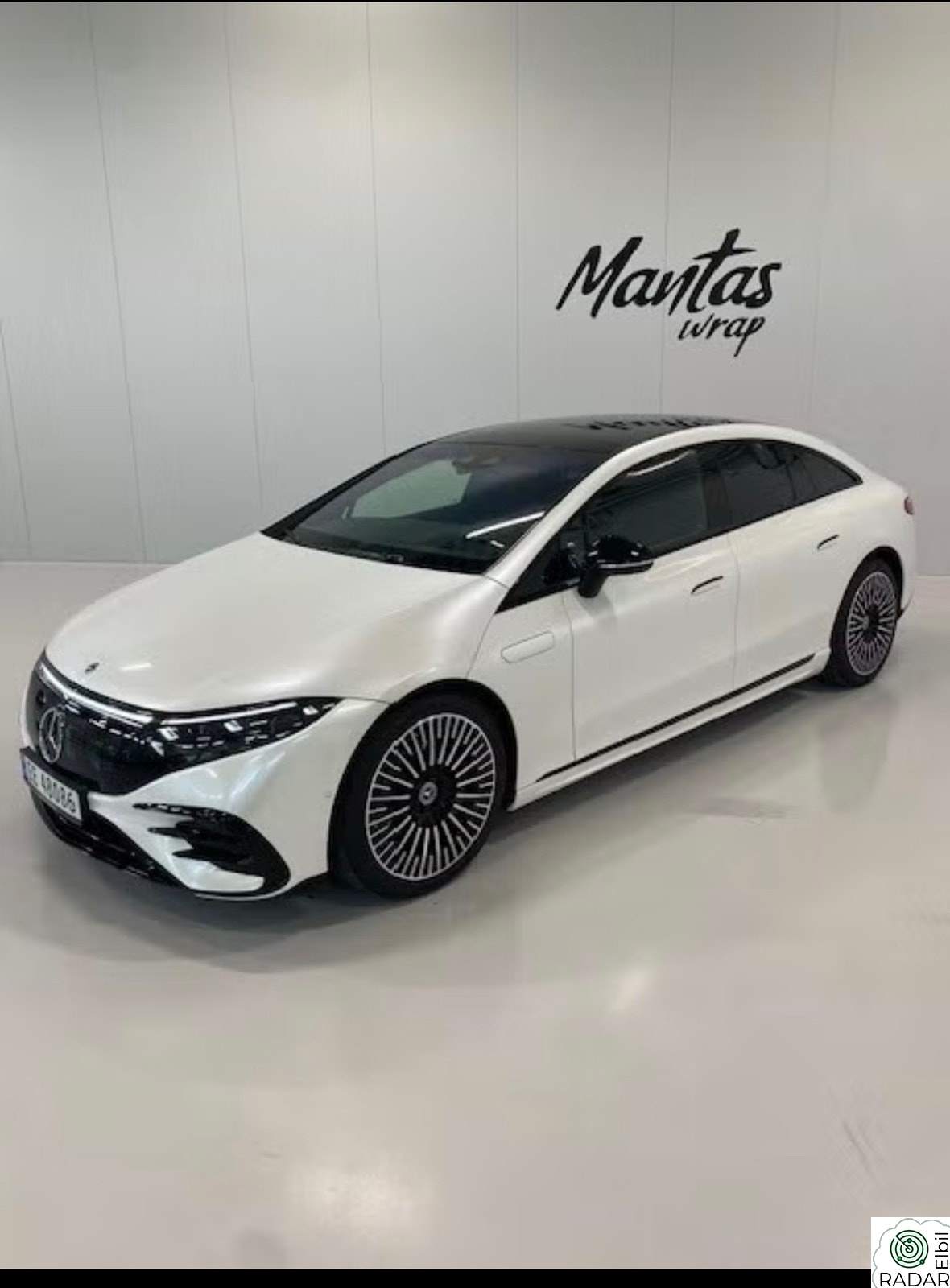 MERCEDES-BENZ EQS 580 4MATIC 580 ///AMG |4Matic|Premium +|"Fullutstyrt"Foliert hvit
