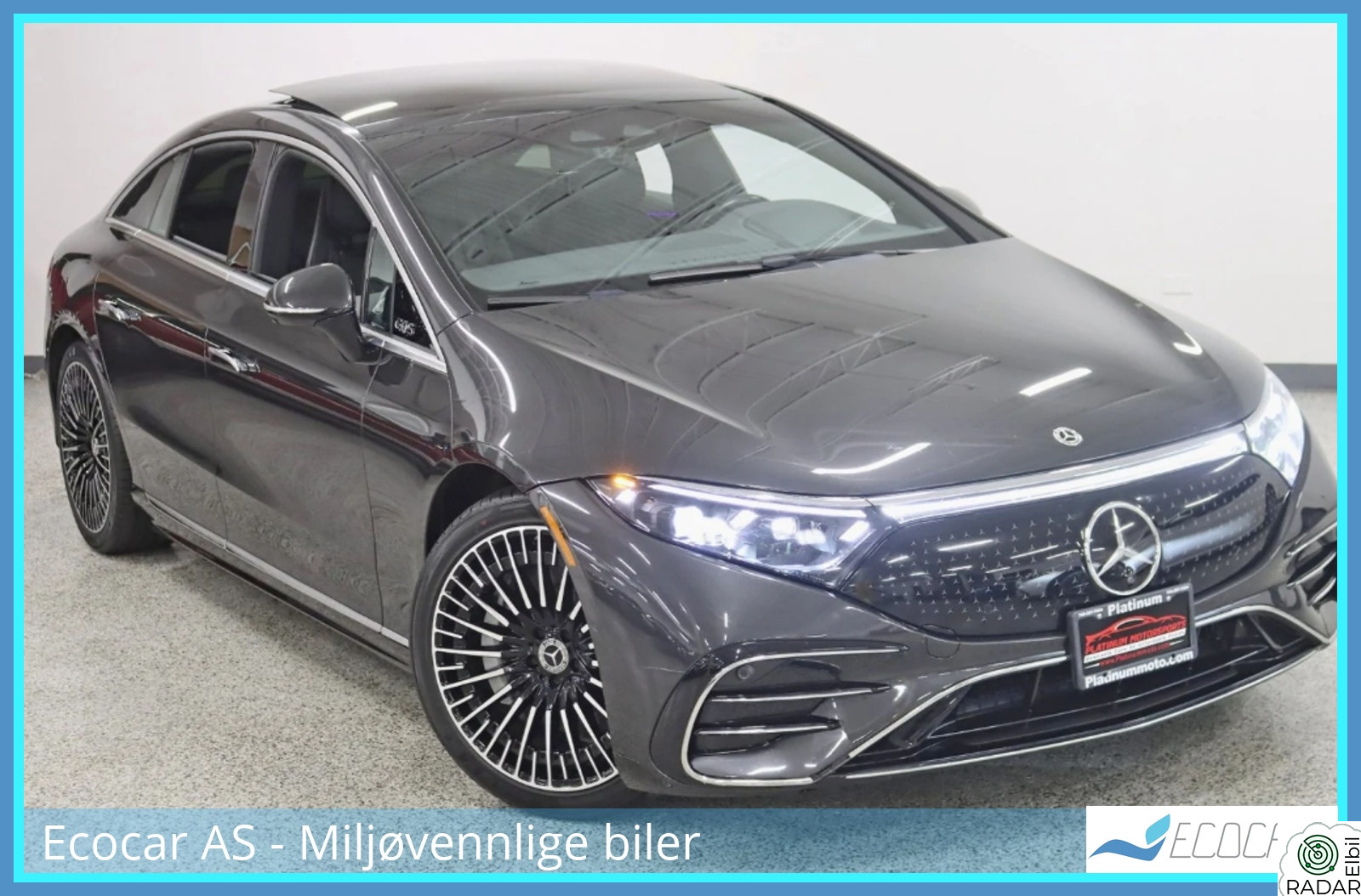 MERCEDES-BENZ EQS 580 4MATIC 580 4Matic/AMG@2/Bakaksel/Pano/headUP/Hyperscr/Massasje