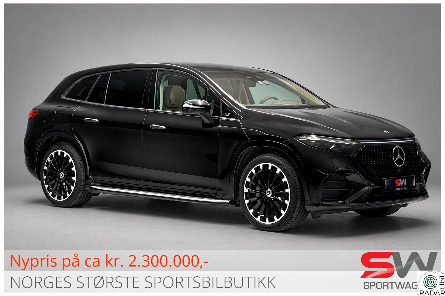 MERCEDES-BENZ EQS 580 4MATIC 580 4M Norsk Premium Plus / 22 kw/ Multimedieanlegg /22