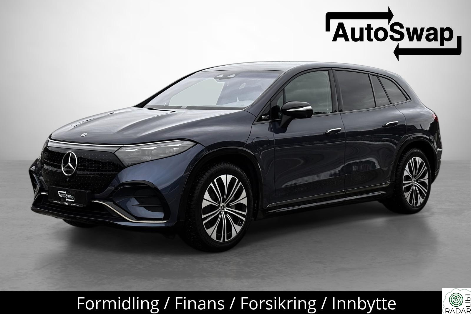 MERCEDES-BENZ EQS 580 4MATIC 580 4MATIC. Norsk/Luft/Hyperscreen/Soltak/Massasje/Krok