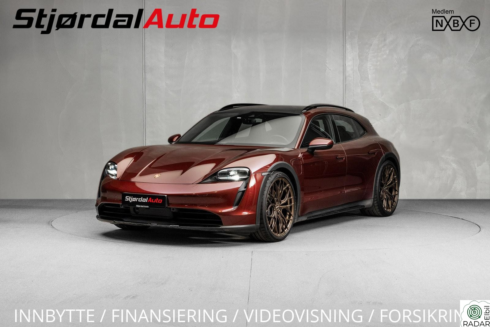 PORSCHE Taycan 4 4 - 448WLTP/LUFT/ACC/PANO/NORSK/OPPGRADERTLYD/22"+20"