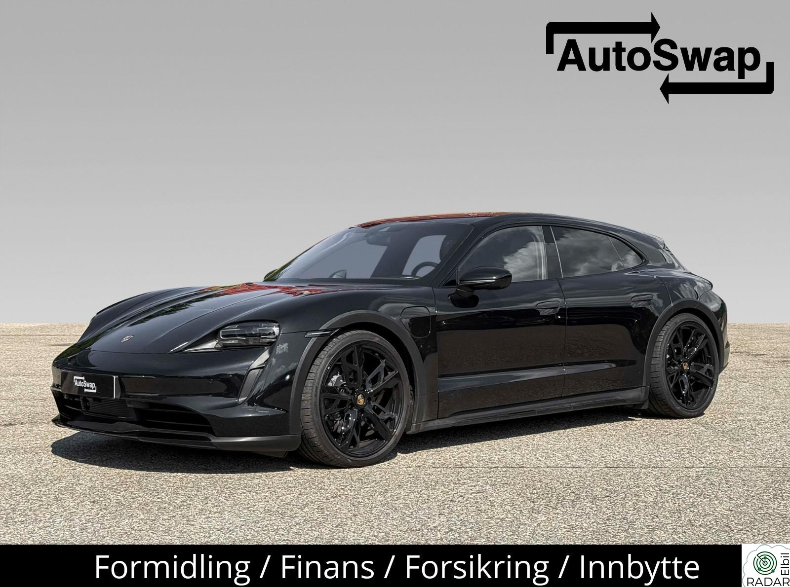PORSCHE Taycan 4 4 476hk. Norsk/Luke/ACC/BOSE/18-veis/4+1seter/S+V/EUOK