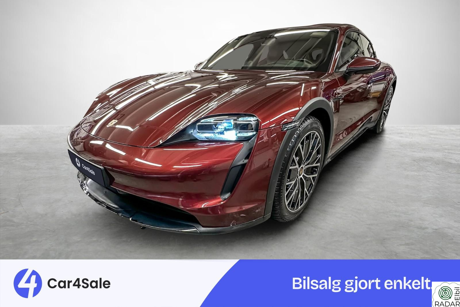 PORSCHE Taycan 4 4 / S.Chrono / 18-veis / Bose / Norsk / V.Pumpe / HUD++
