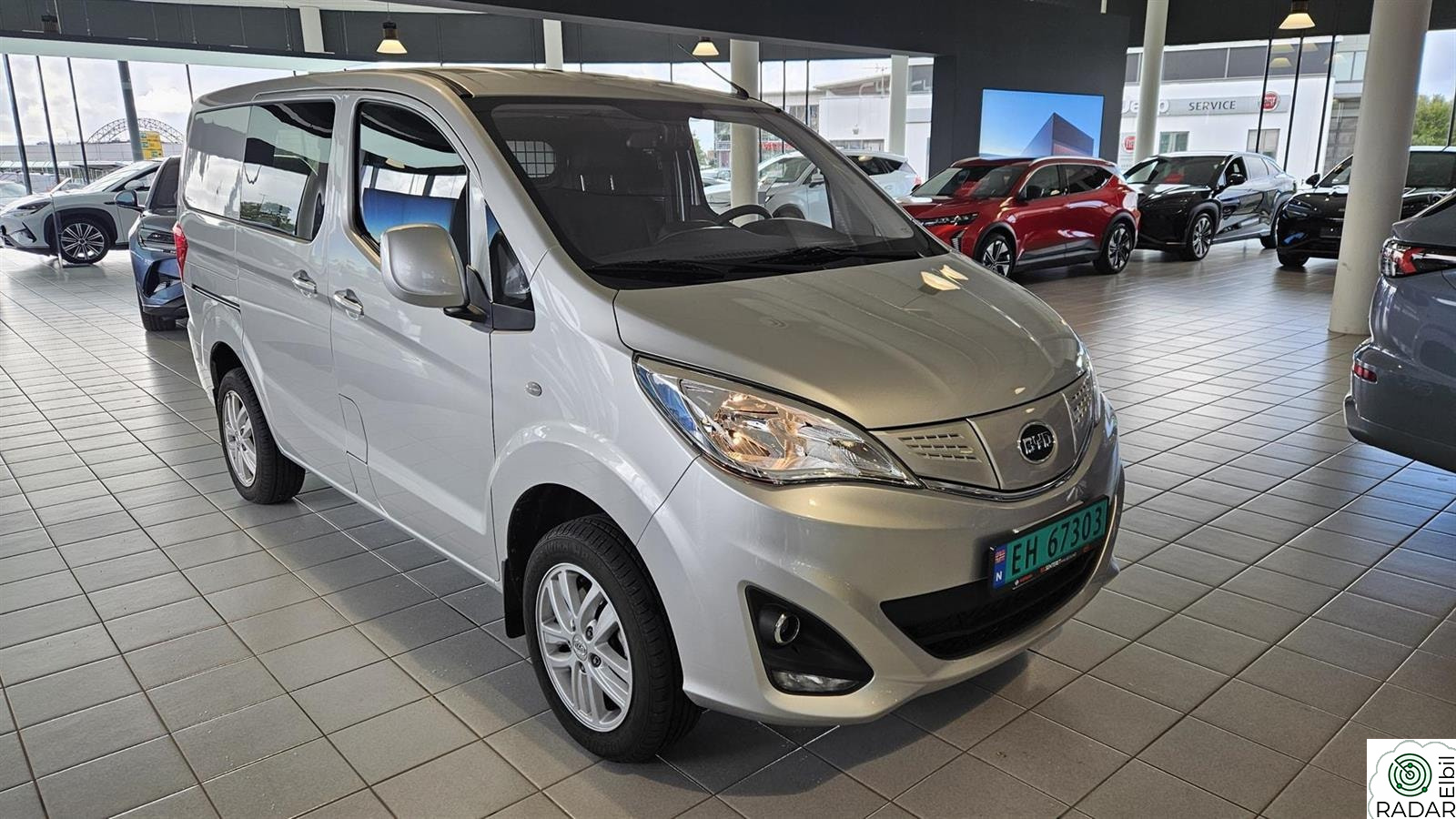 BYD ETP3 45 kwh, 233 KM, Hurtiglading, 3,5 m3 Varerom