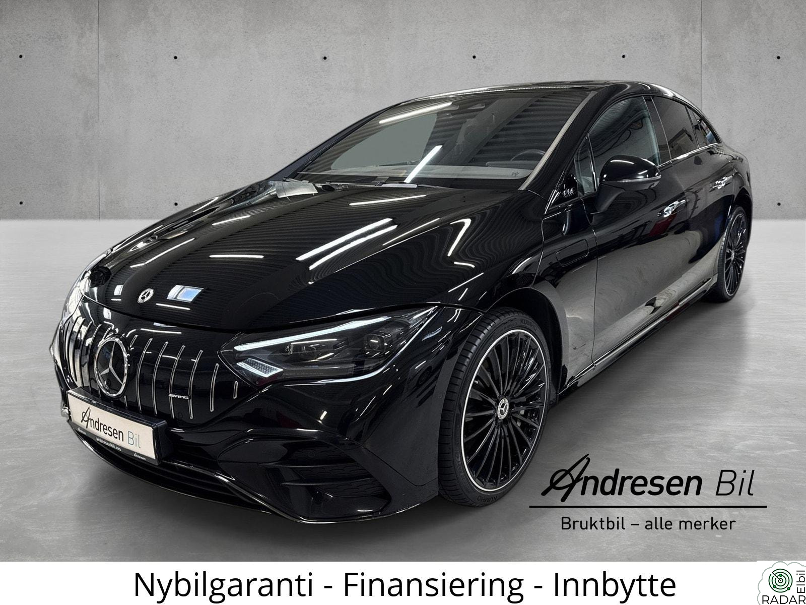 MERCEDES-BENZ EQE 300 ///AMG / Nattpakke / Luftfj. / Burmester / Krok / 21"