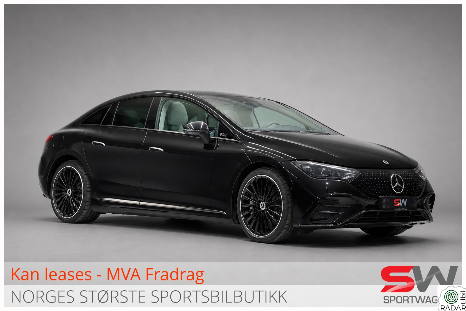 MERCEDES-BENZ EQE 350 4MATIC 350 4M ///AMG lyst interiør Utstyrsbombe