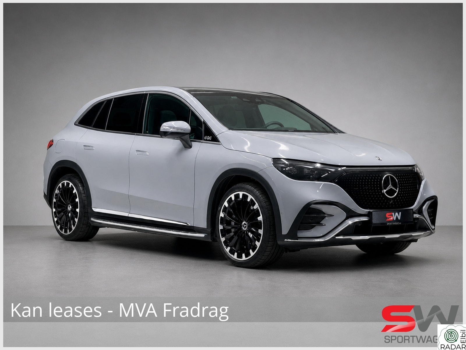 MERCEDES-BENZ EQE 350 4MATIC 350 AMG Headup + 22" 4 hjulsstyring / Luft Stigtrinn