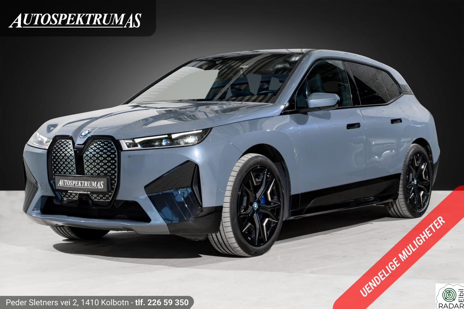 BMW iX xDrive40 xDrive40 Sportspakke/FullyCharged/SkyLounge/H.feste/Nor