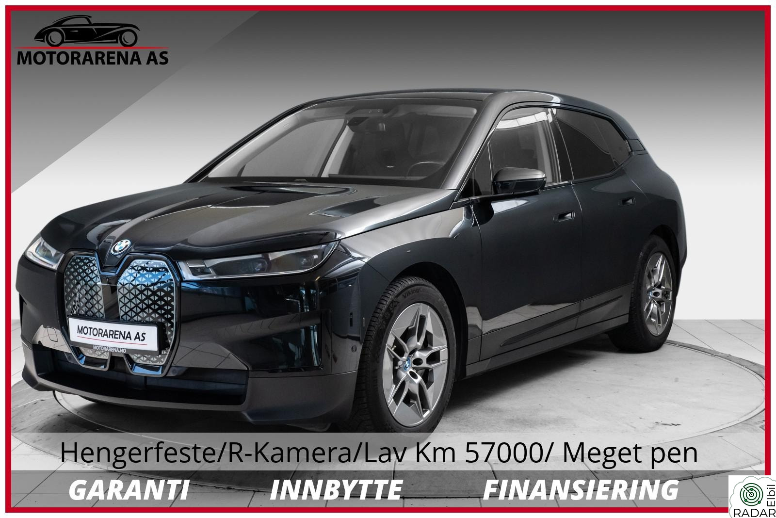 BMW iX xDrive40 xDrive40/Charge +/Bmw Laser Lys/Sort Skinn/Head-up/+++