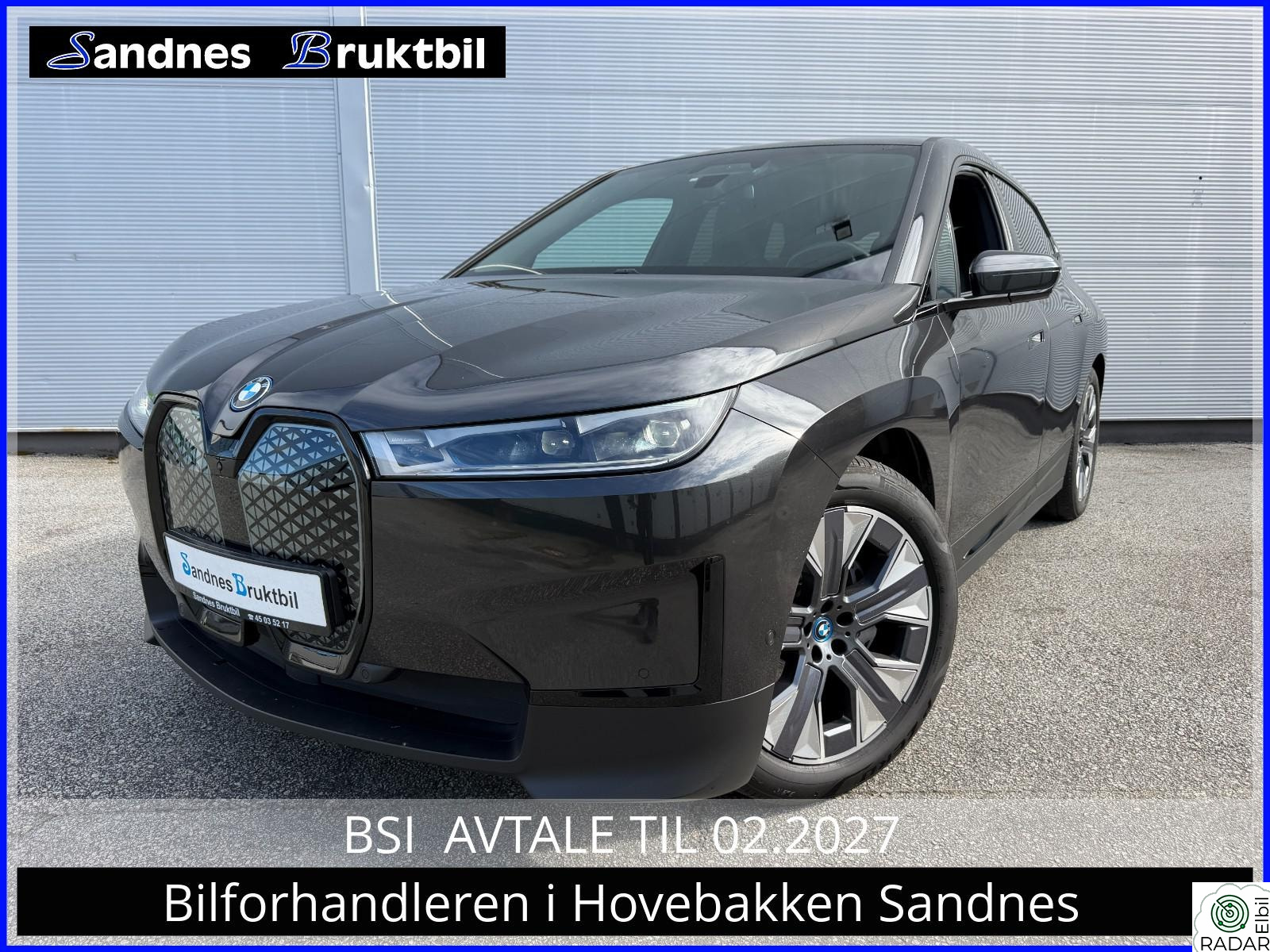 BMW iX xDrive40 xDrive40 BSI,KROK,PANO,ACC,HUD,360KAMERA,NAVI,TLF,SKINN