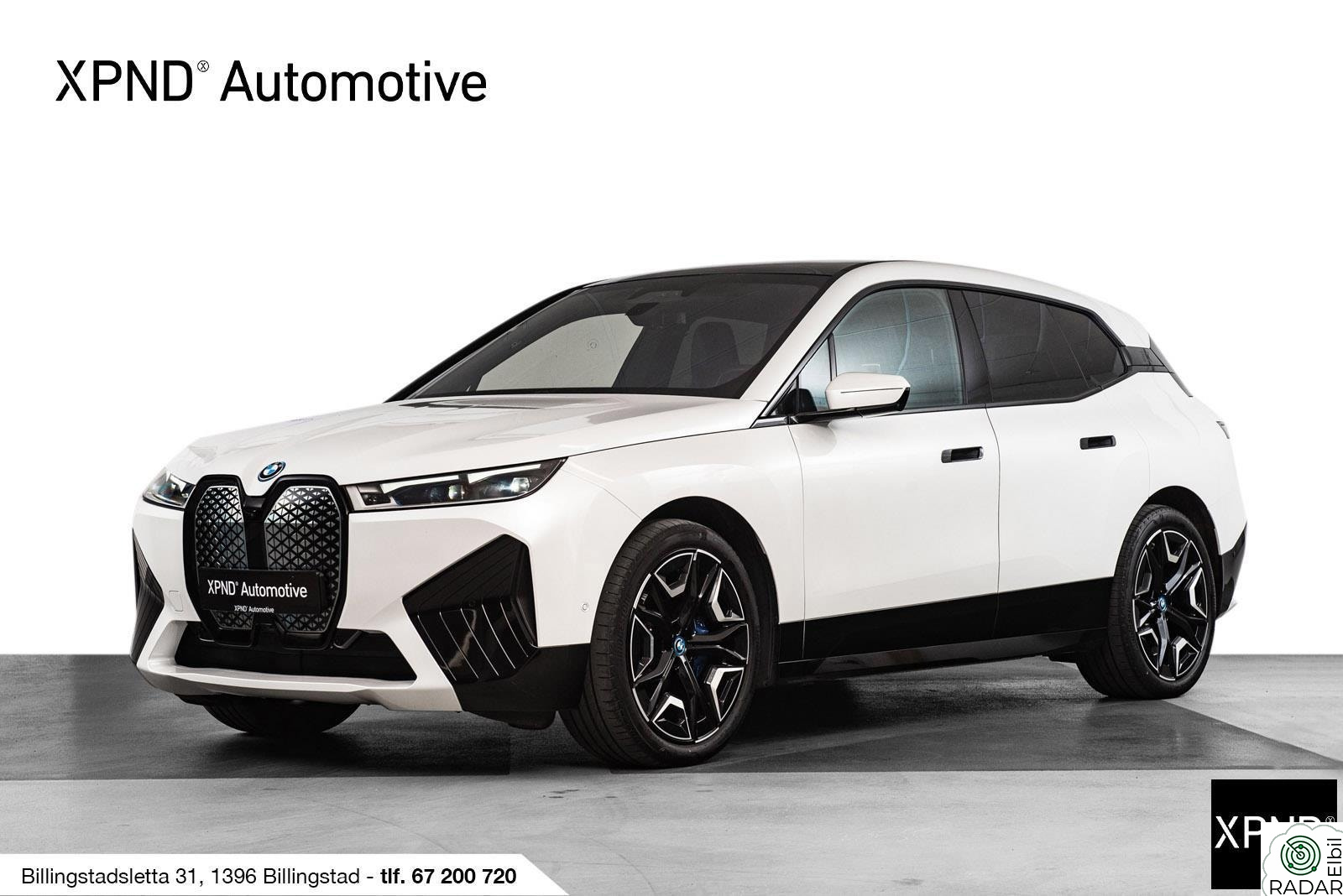 BMW iX xDrive50 50 Sportspakke/22''/Kjøling i seter/Hengerfeste