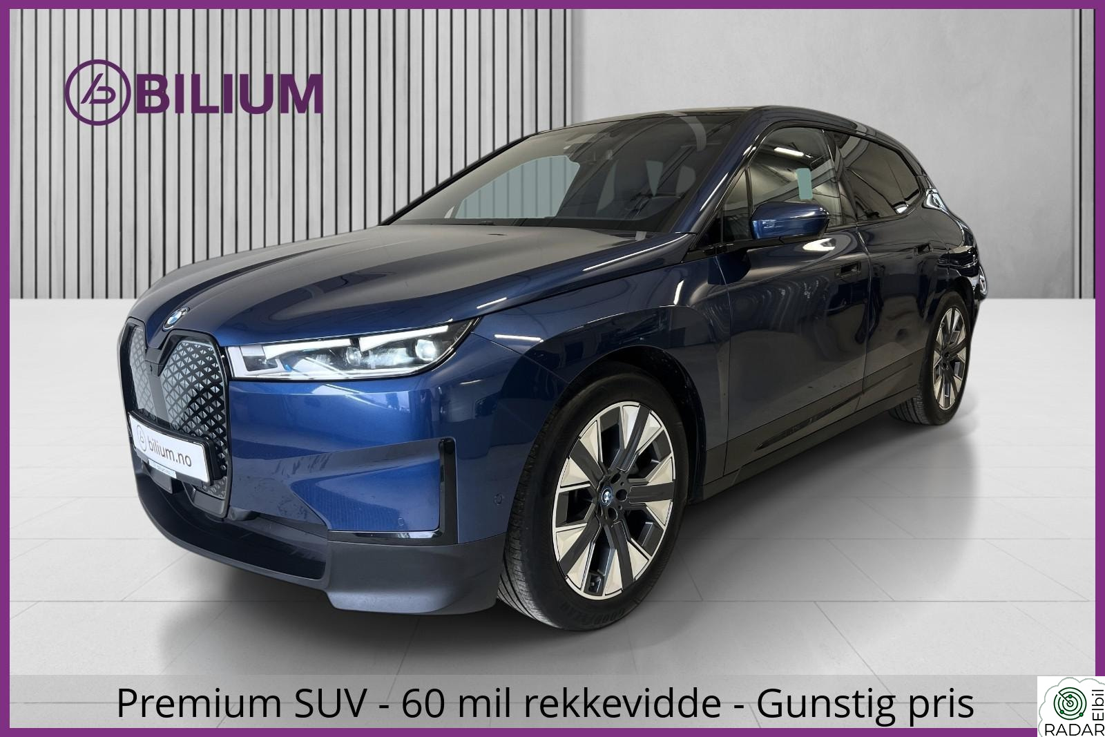 BMW iX xDrive50 xDrive50 Luft/4-hjulsstyring/Laserlys Garanti 200.000km