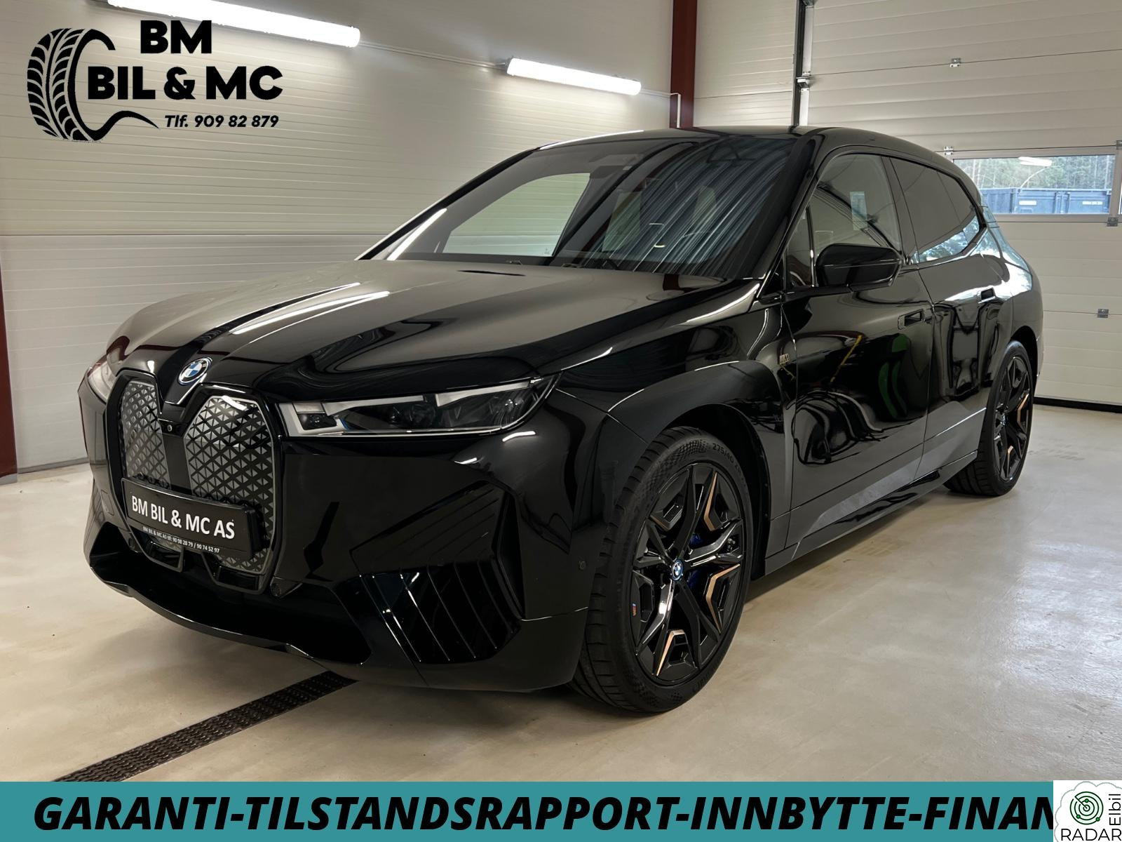 BMW iX M60 M60-Topp utstyrt-B&W-4hjulsstyring-Luft Ventelert seter