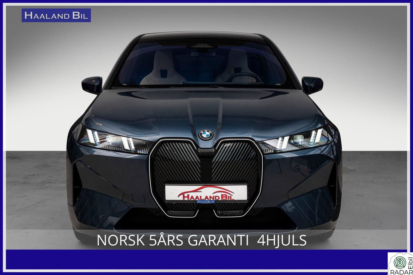 BMW iX xDrive60 60// 4HJULS // NORSK // 5ÅRS GARANTI // SPORTSPAKKE 21"