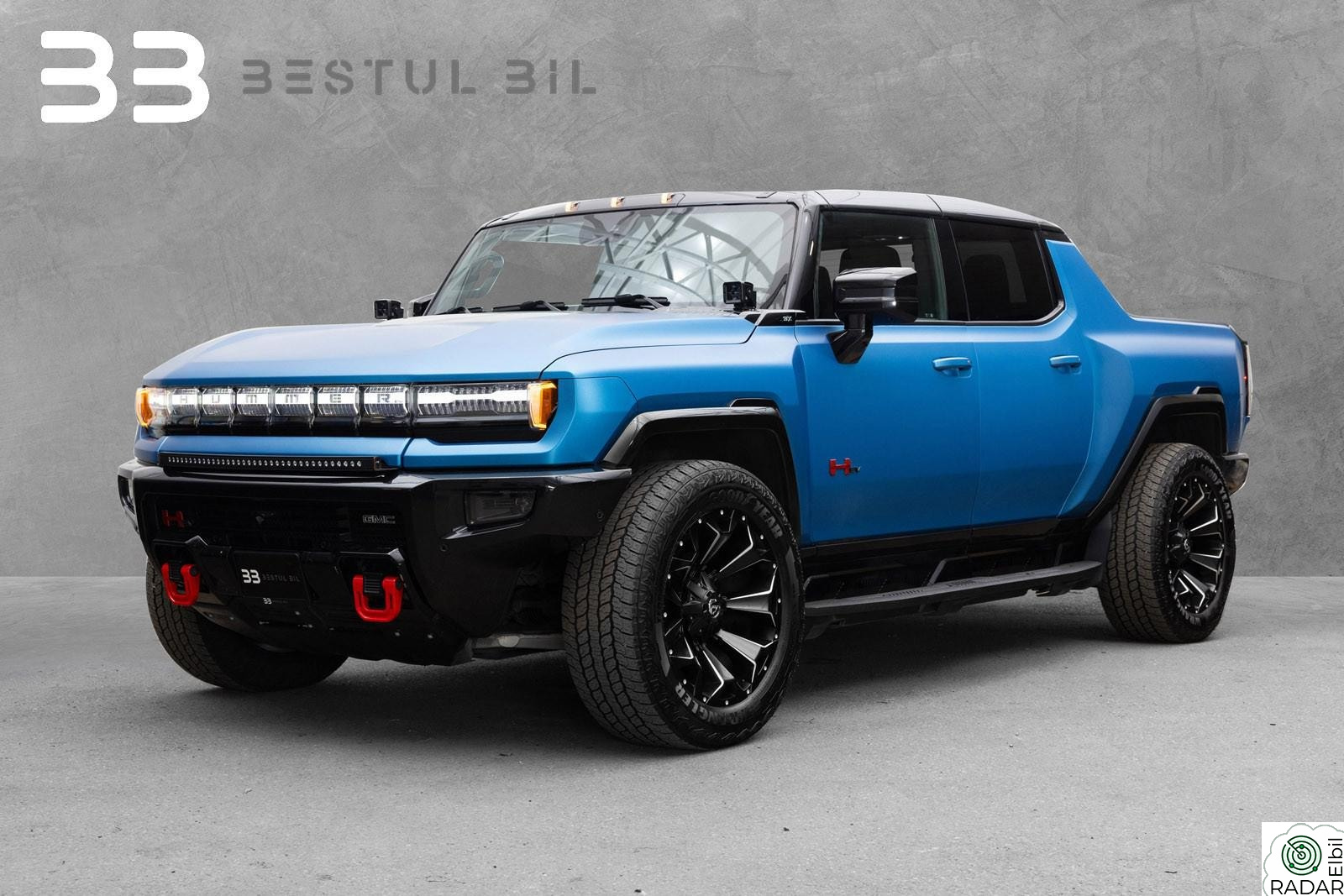 GMC HUMMER EV 3X 3X Pickup! 842hk / Luftfjæring / Firehjulssving / Folie