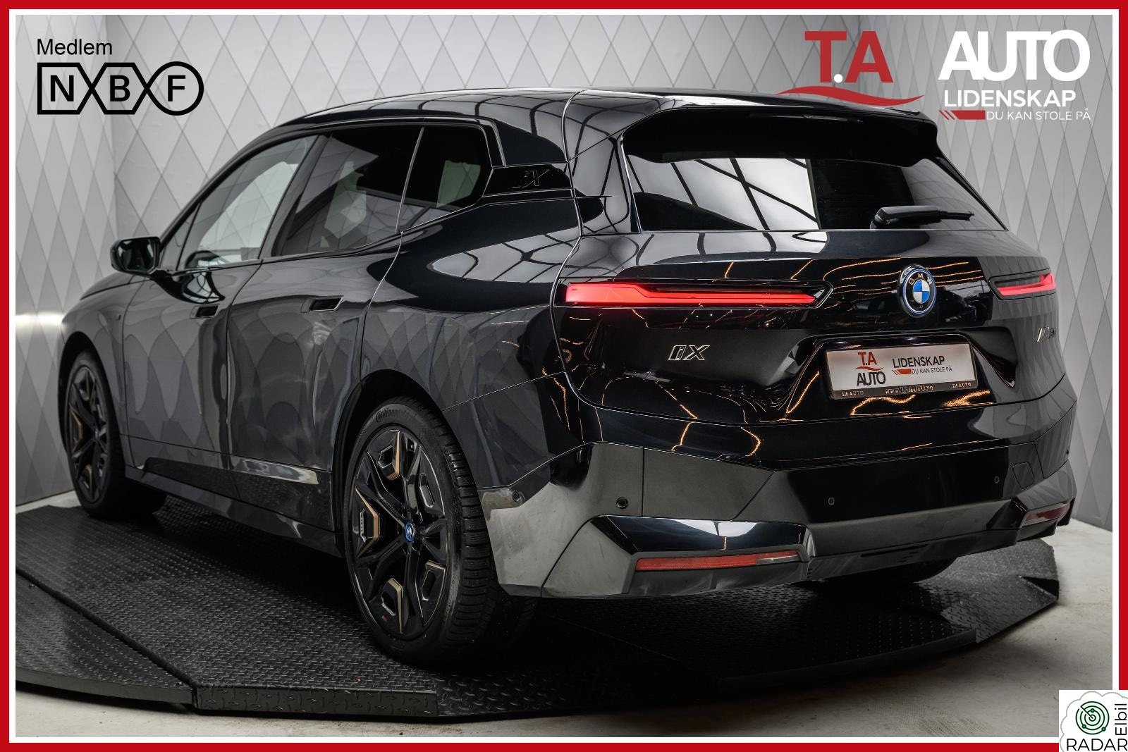 BMW iX M60 M60 619HK B&W MASSASJE 22" LASER H.FESTE LUFT NORSK