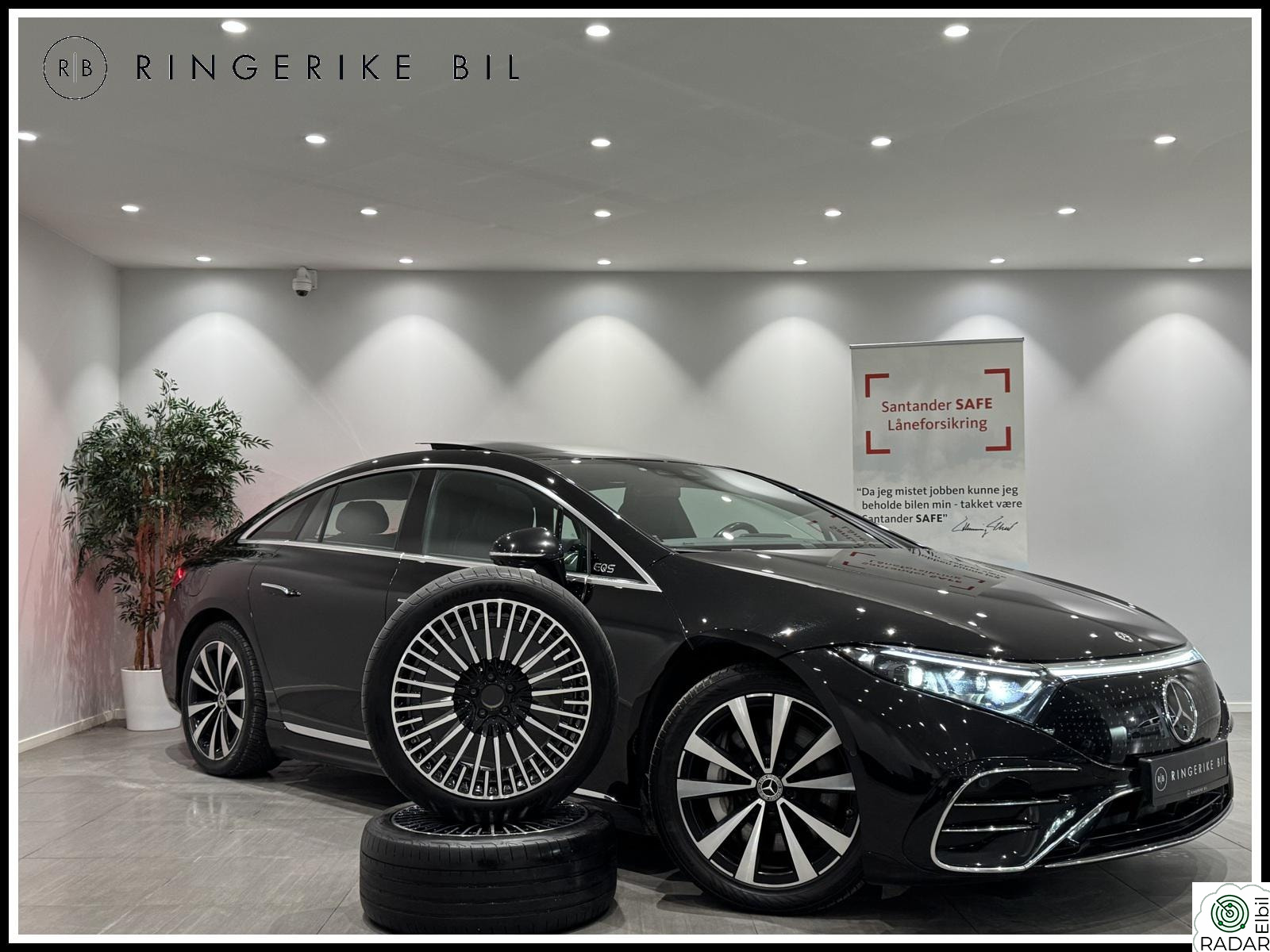 MERCEDES-BENZ EQS 450 4MATIC 4MATIC/4x4/AMG/PREMIUM/BURMESTER/LUFT/PANO/KROK/NORSK!