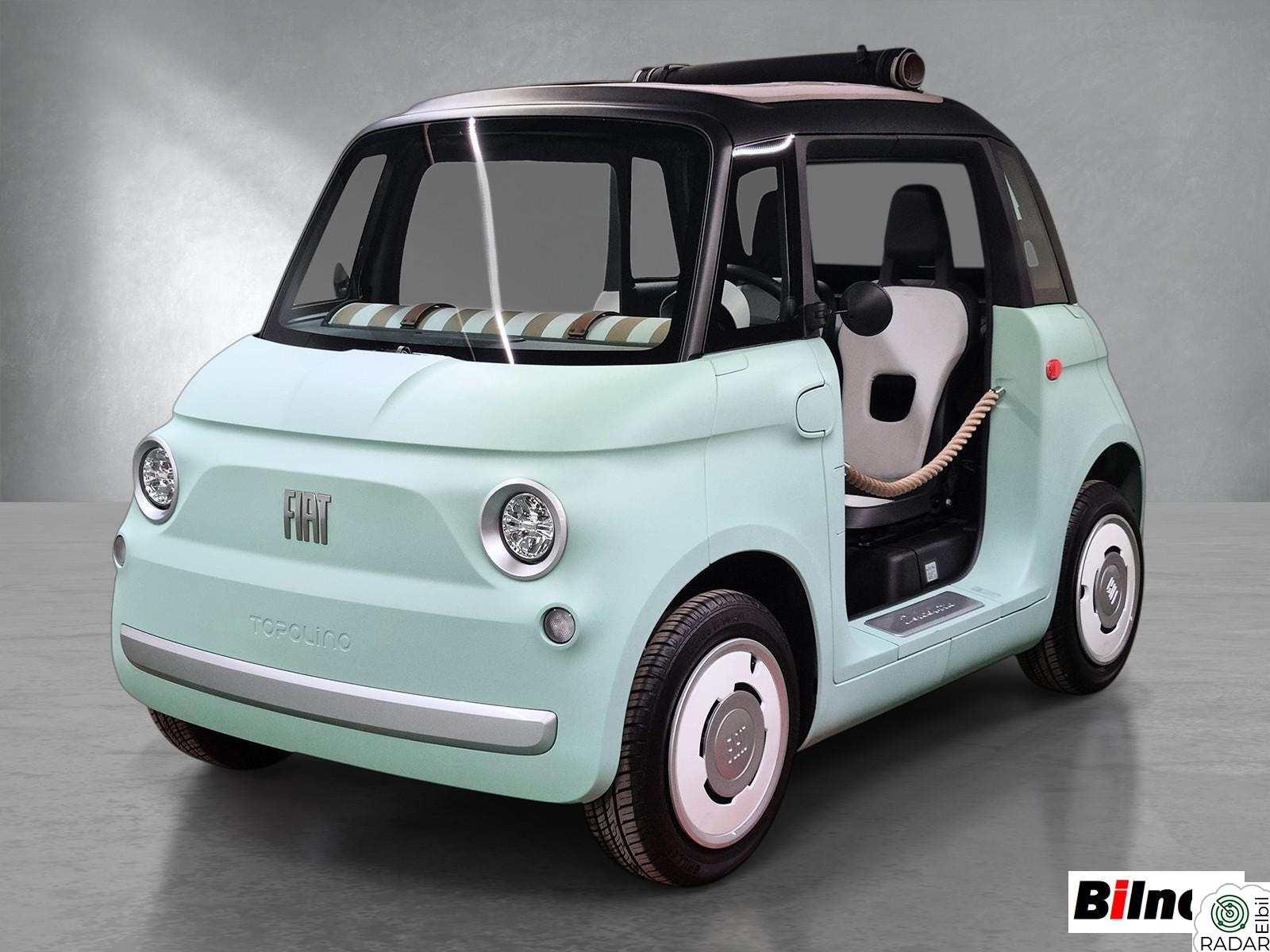 FIAT Topolino Dolcevita Dolcevita // Elektrisk mopedbil fra 16 år // 75 Km WLTP