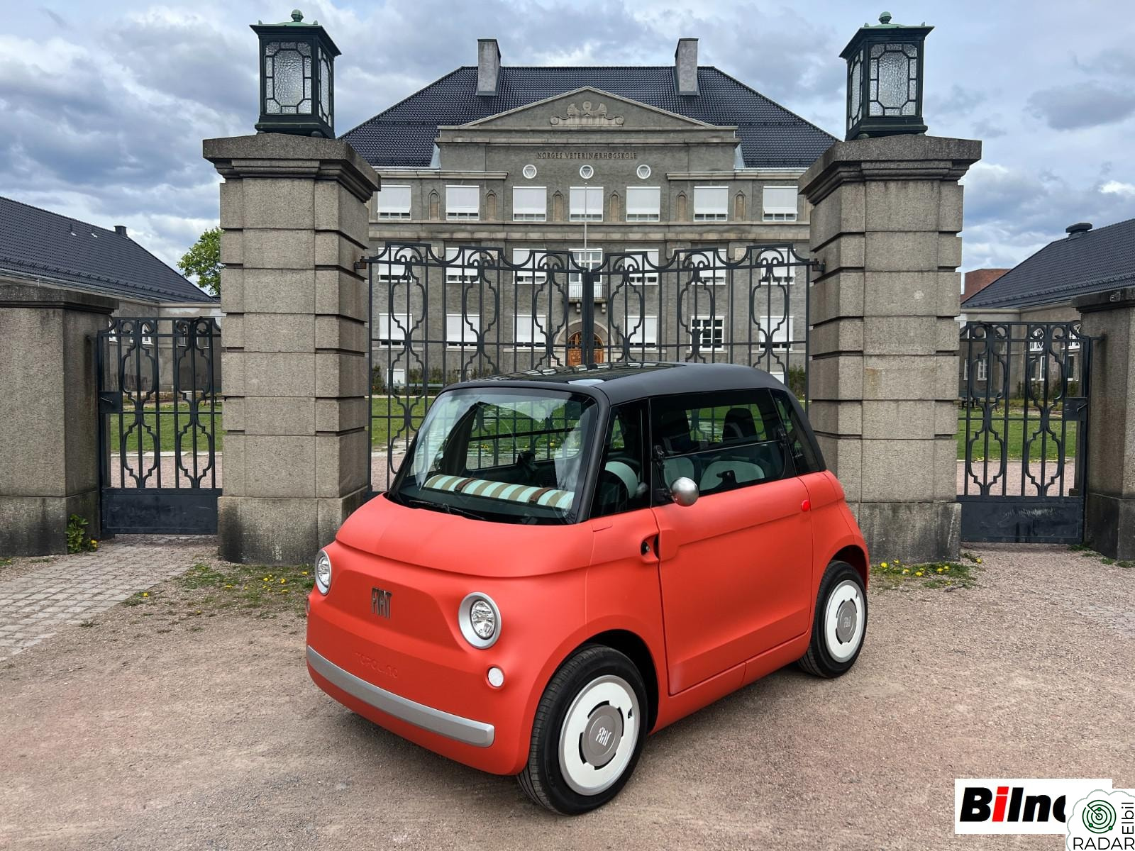FIAT Topolino Corallo // Elektrisk mopedbil fra 16 år // 75 Km WLTP