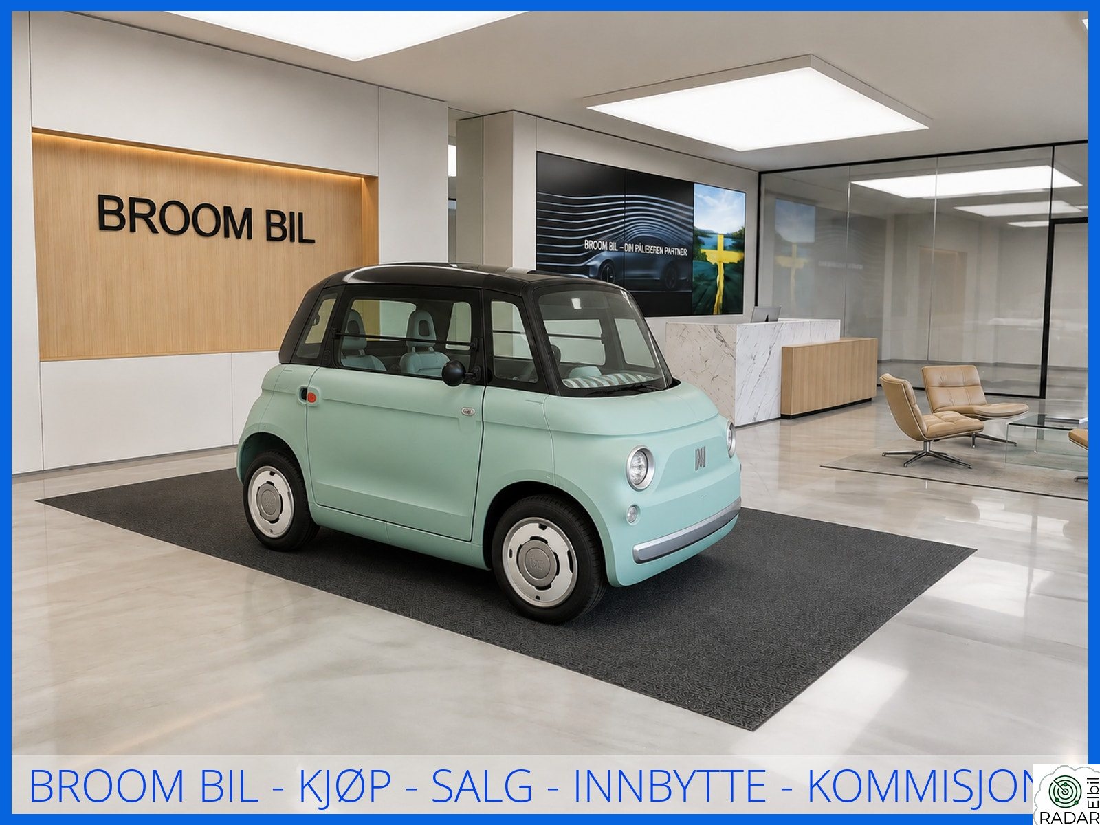 FIAT Topolino NY EL MOPEDBIL 75KM WLTP/ 16 ÅRINGER / GUNSTIG LEVERING