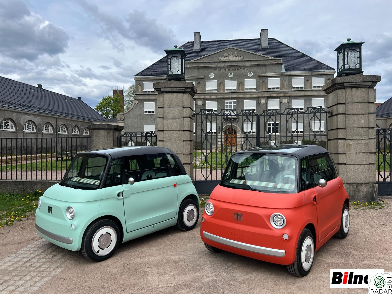 FIAT Topolino Corallo // Elektrisk mopedbil fra 16 år // 75 Km WLTP