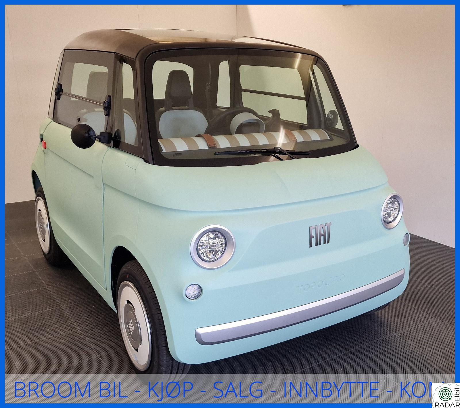 FIAT Topolino ELBIL MOPED / MOPEDBIL 75KM WLTP REKKEVIDDE / SJELDEN!