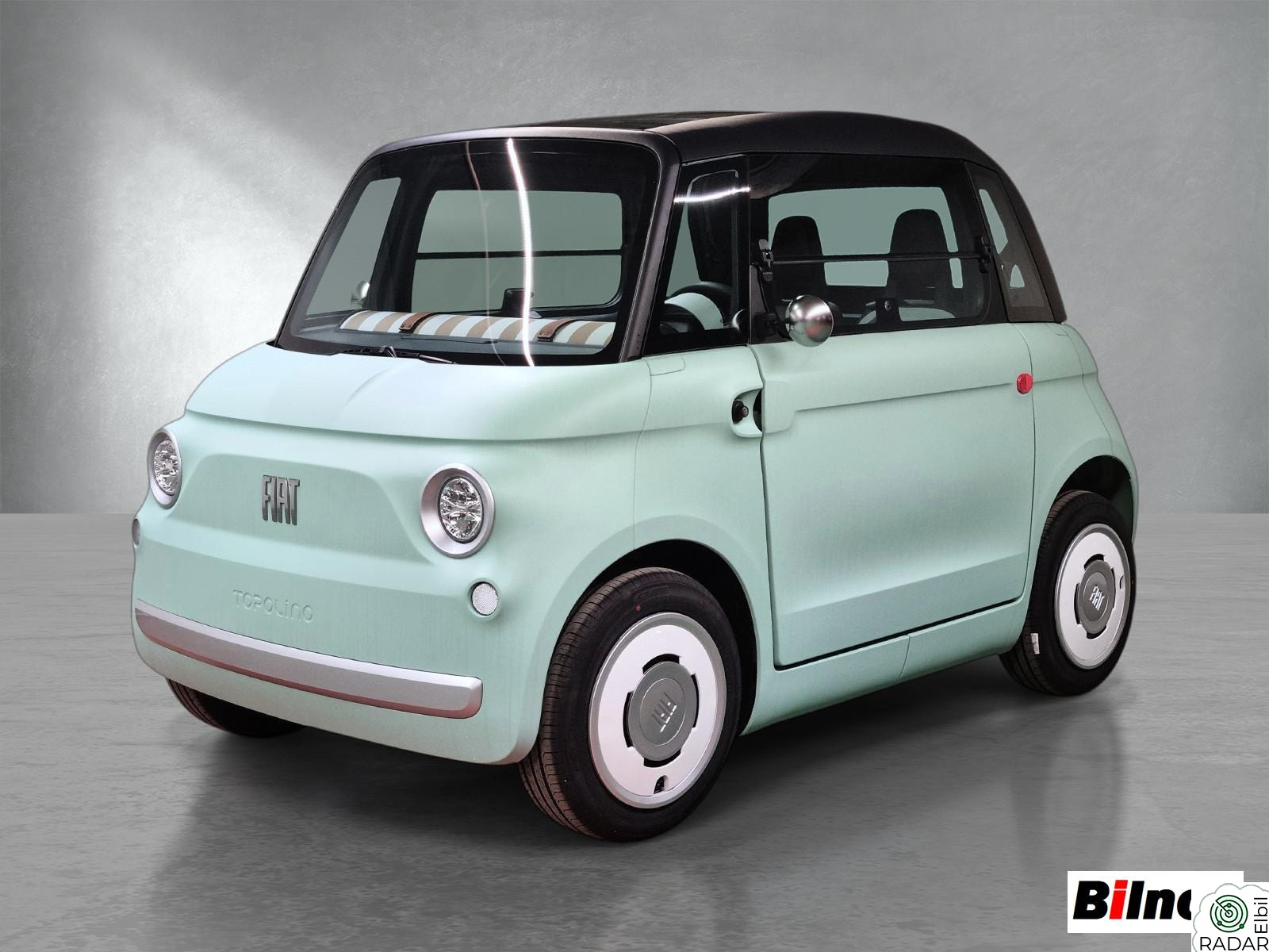 FIAT Topolino Elektrisk mopedbil fra 16 år / 75 Km WLTP