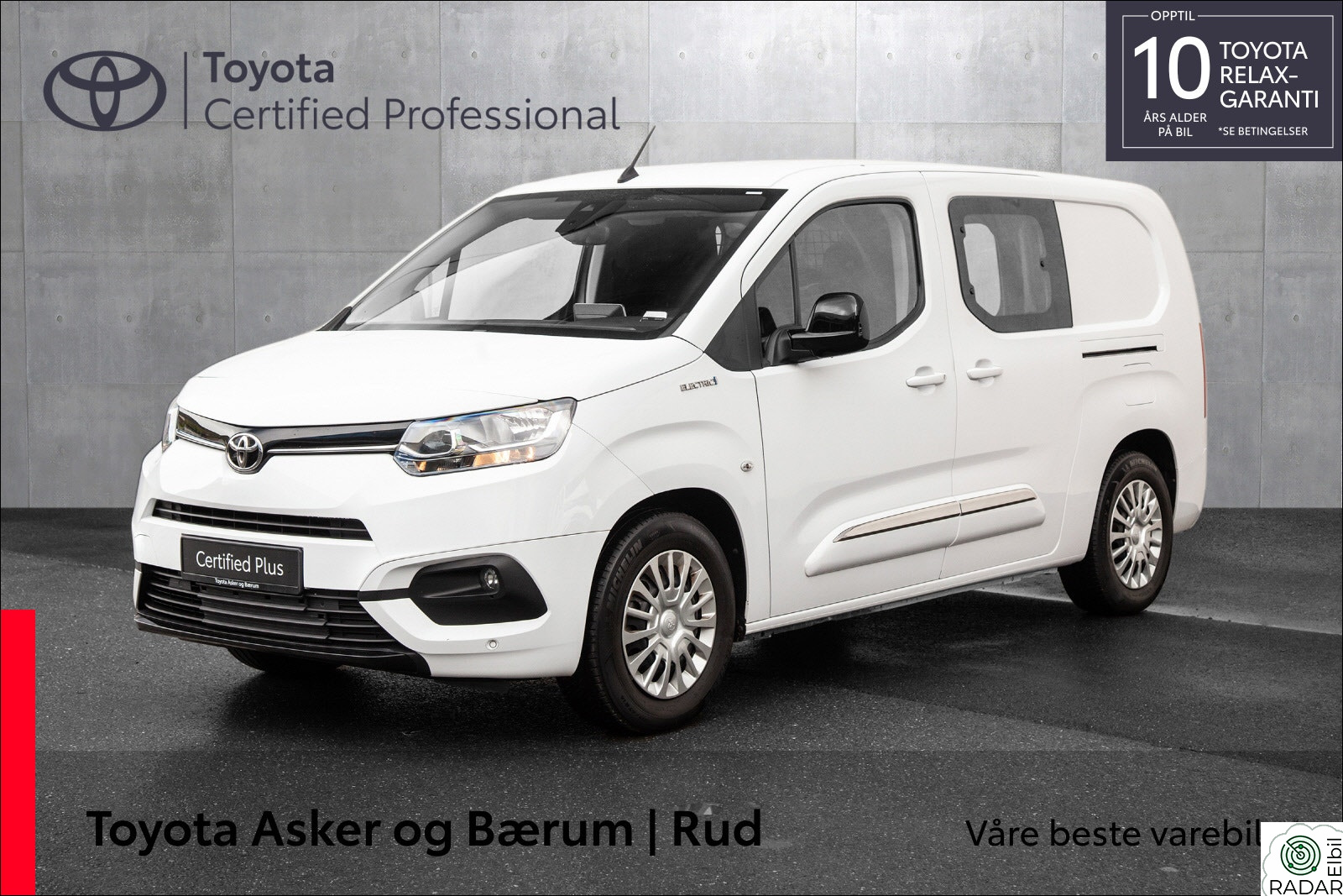 TOYOTA Proace City Electric Electric 50 kWt Comfort L2