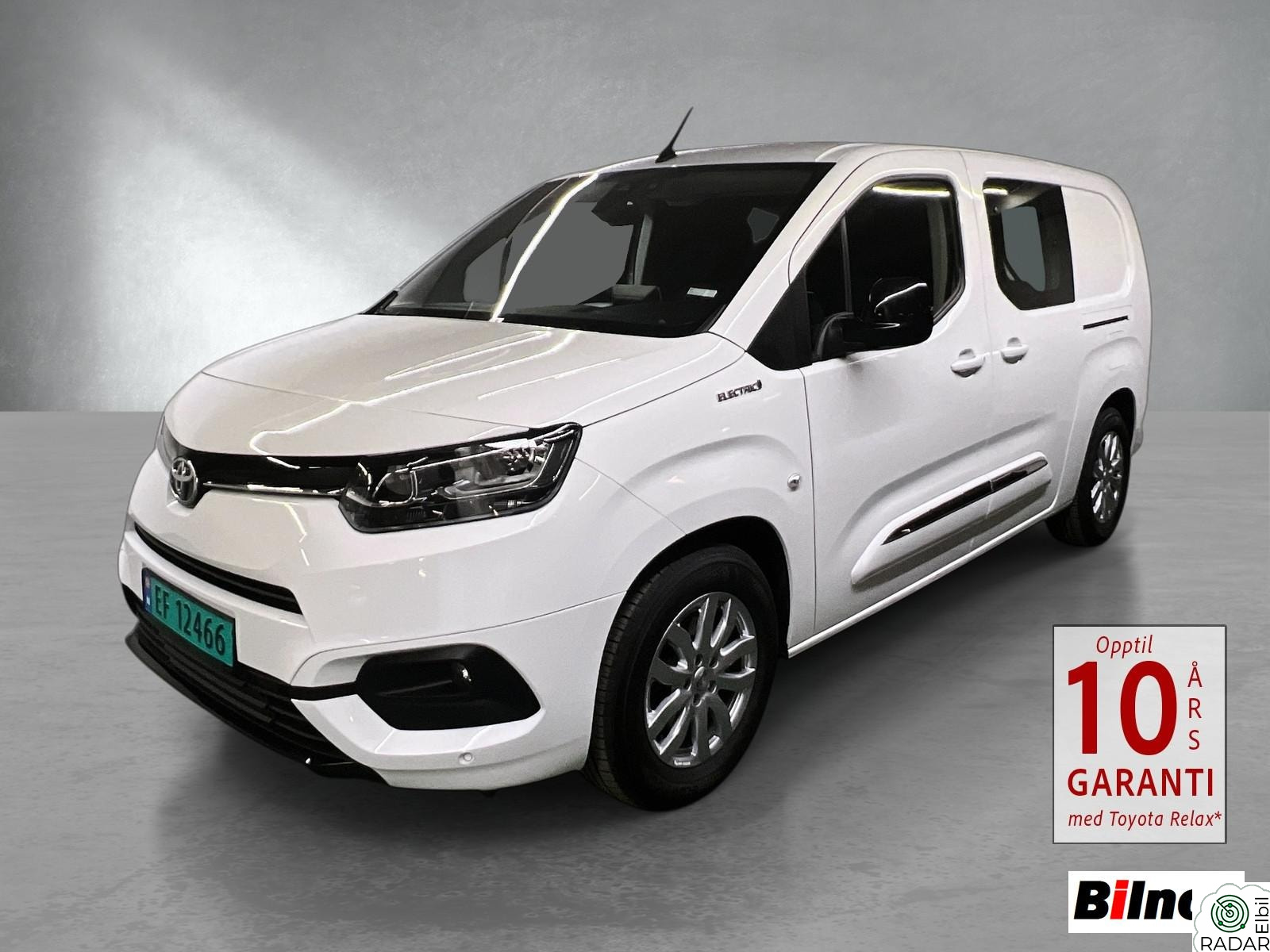 TOYOTA Proace City Electric Electric 50 KWh L2 Comfort Lang / Cruise / Ny service