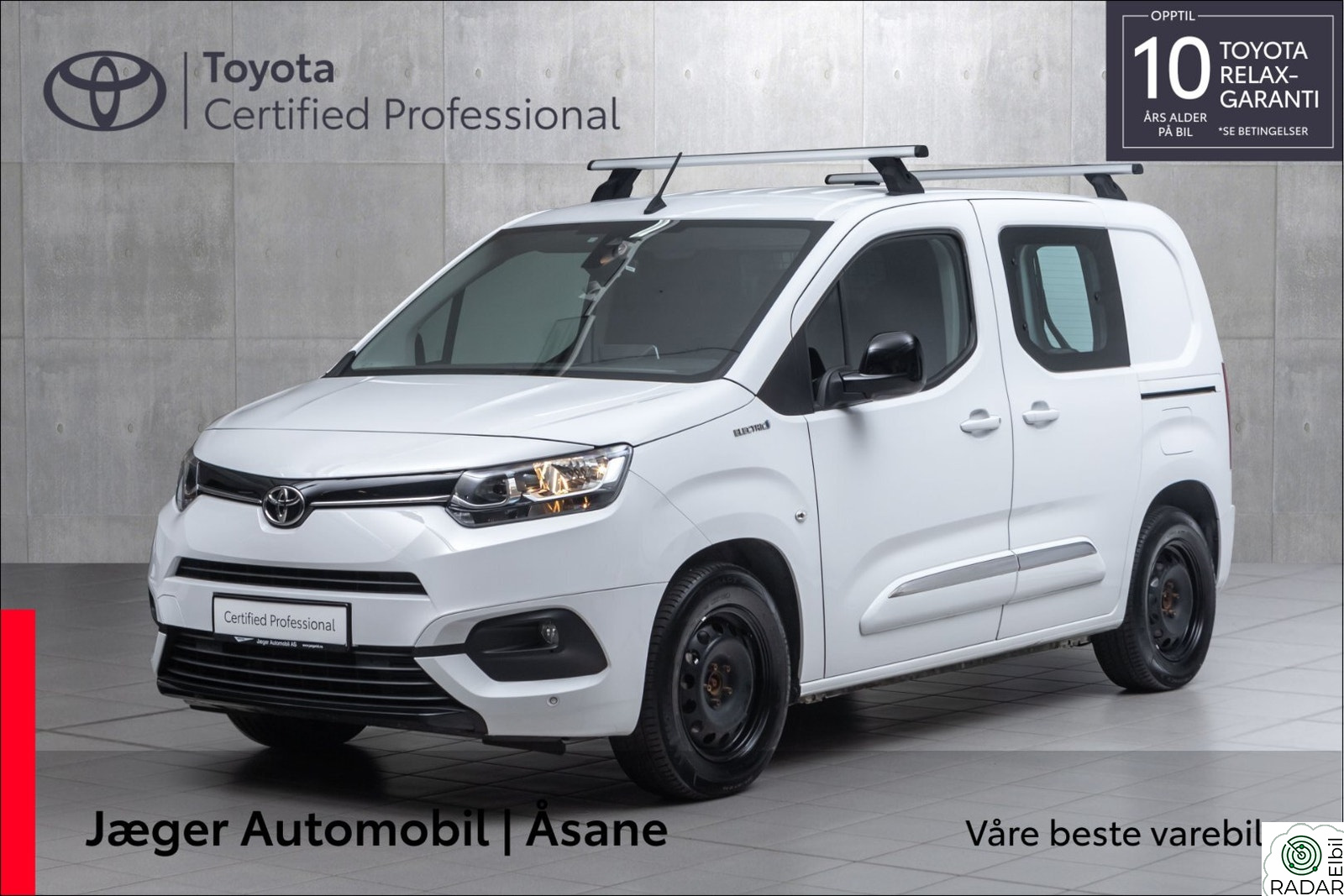 TOYOTA Proace City Electric Electric 50 kWt Comfort Plus L1 INNBYTTEKAMPANJE