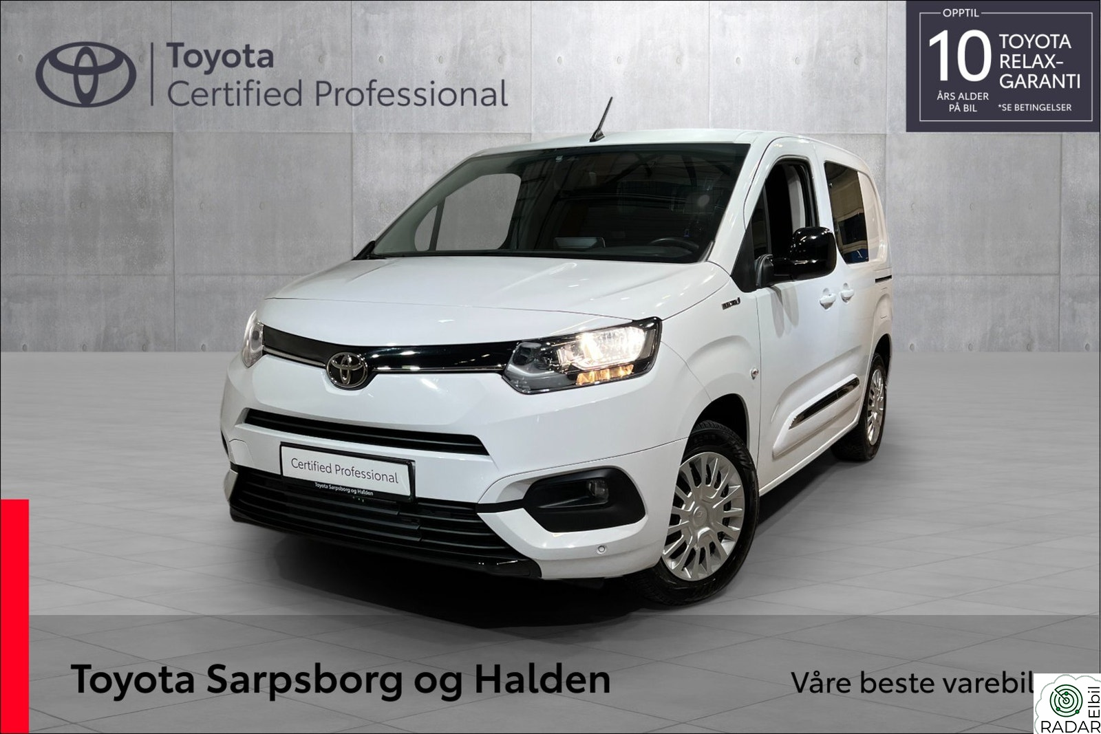 TOYOTA Proace City Electric Electric 50 kWt Comfort L1, HENGERFESTE,
