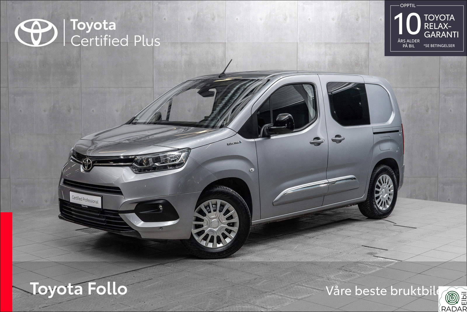 TOYOTA Proace City Electric Electric 50 kWt Comfort L2