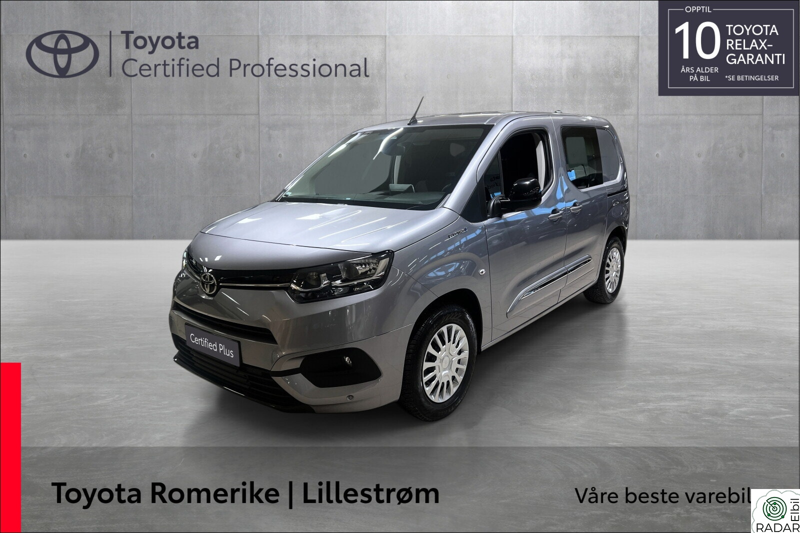 TOYOTA Proace City Electric Electric 50 kWt Comfort L2
