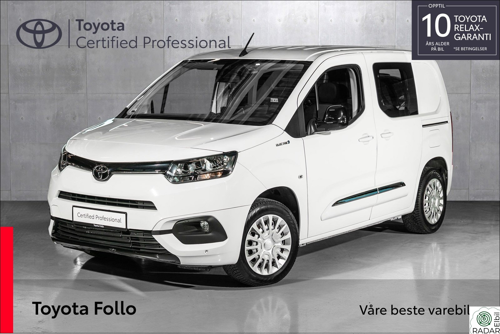 TOYOTA Proace City Electric Electric 50 kWt Comfort Plus L2