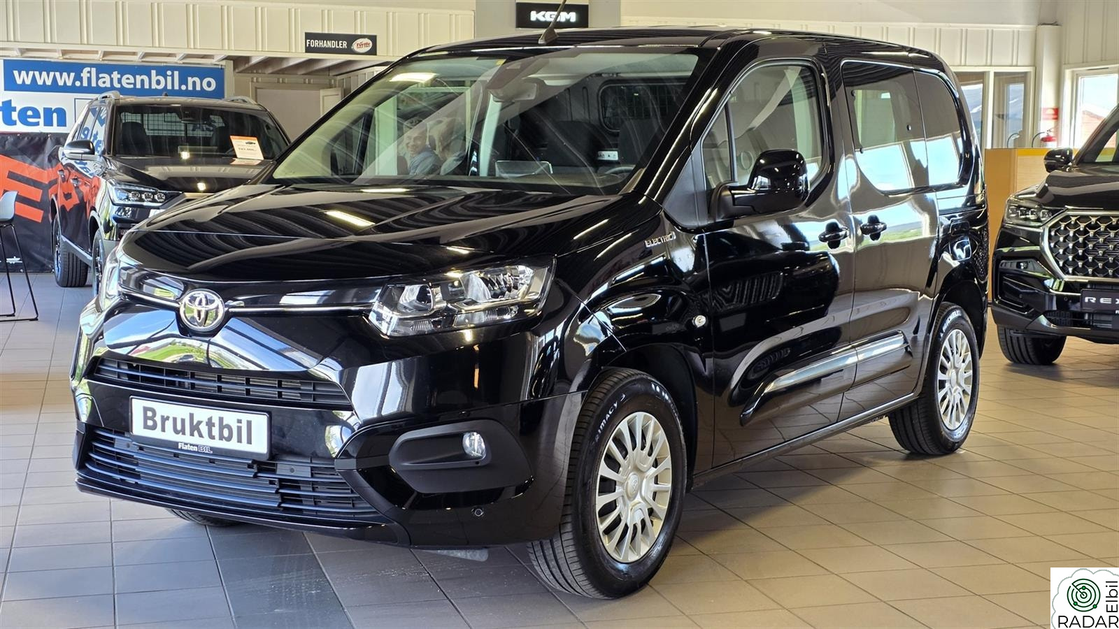 TOYOTA Proace City Electric Electric L1 Comfort Sidehengslet bakdør og 2 skyvedører