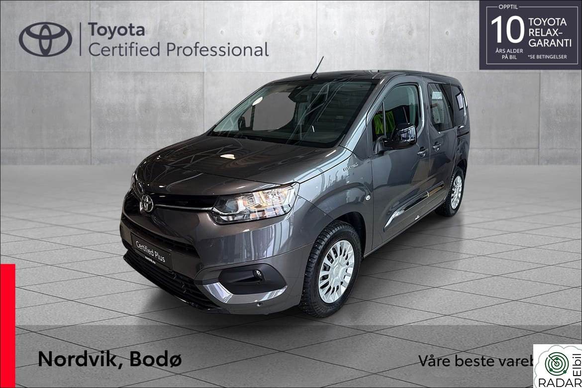TOYOTA Proace City Electric L1 2 skyvedører Elektrisk (50kWt) Comfort