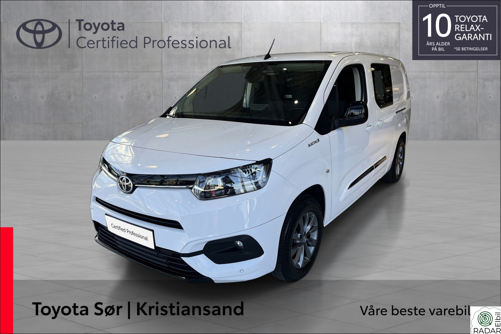 TOYOTA Proace City Electric Electric 50 kWt Comfort L2