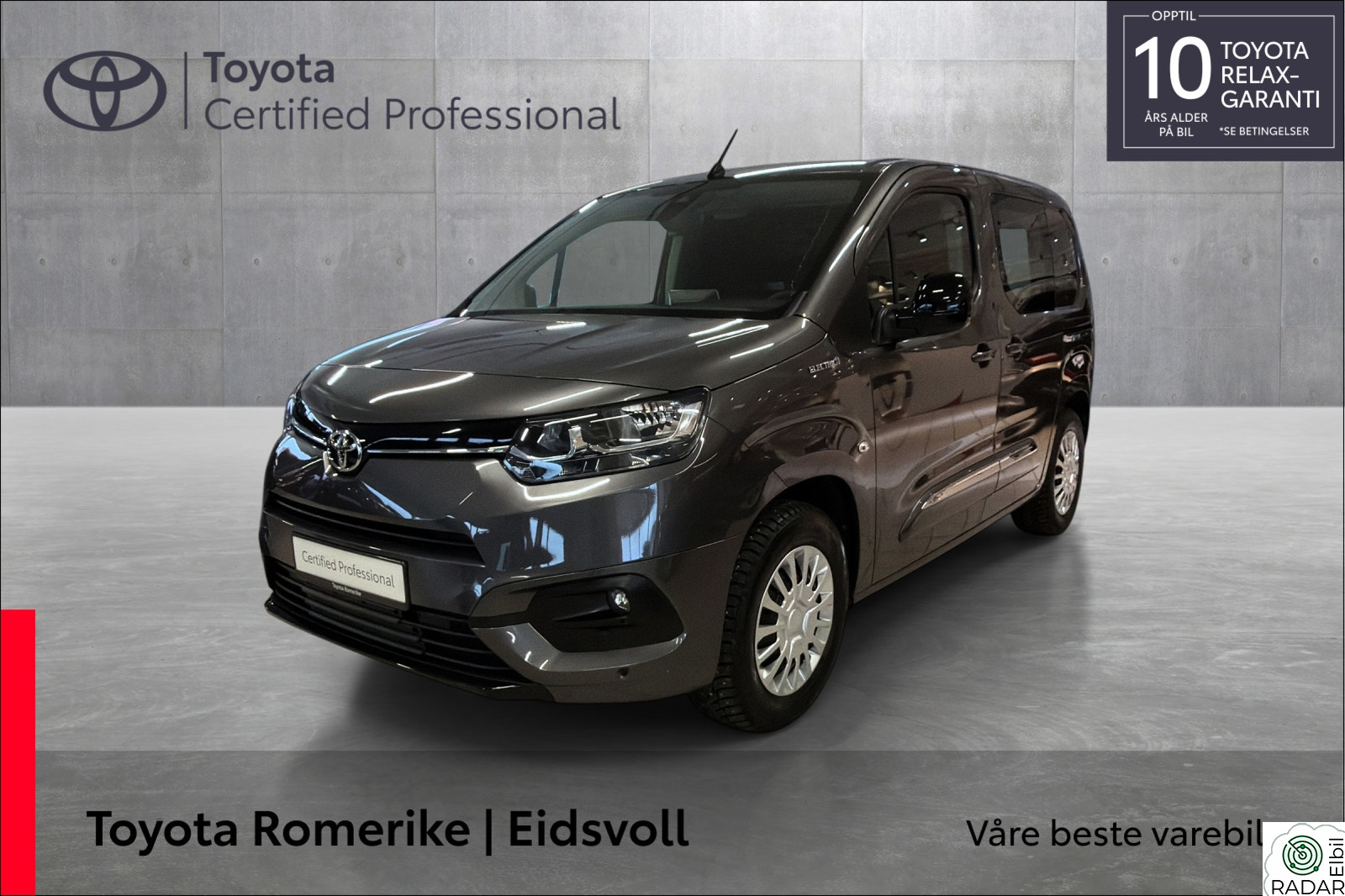 TOYOTA Proace City Electric Electric 50 kWt Comfort L1